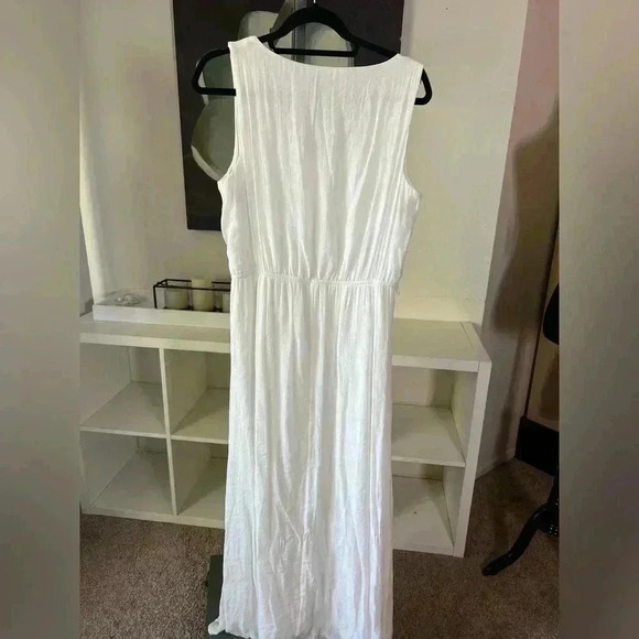 Apt.9 White Maxi Dress Sz Large - Picture 5 of 5